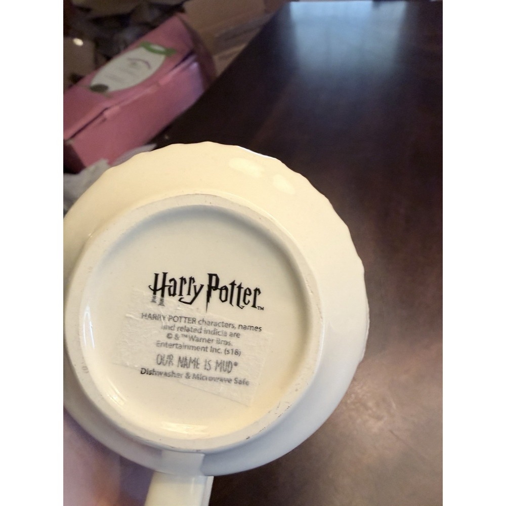 Our Name is Mud Hedwig Harry Potter Owl Snowy White Ceramic Mug cup coffee - Picture 4 of 4